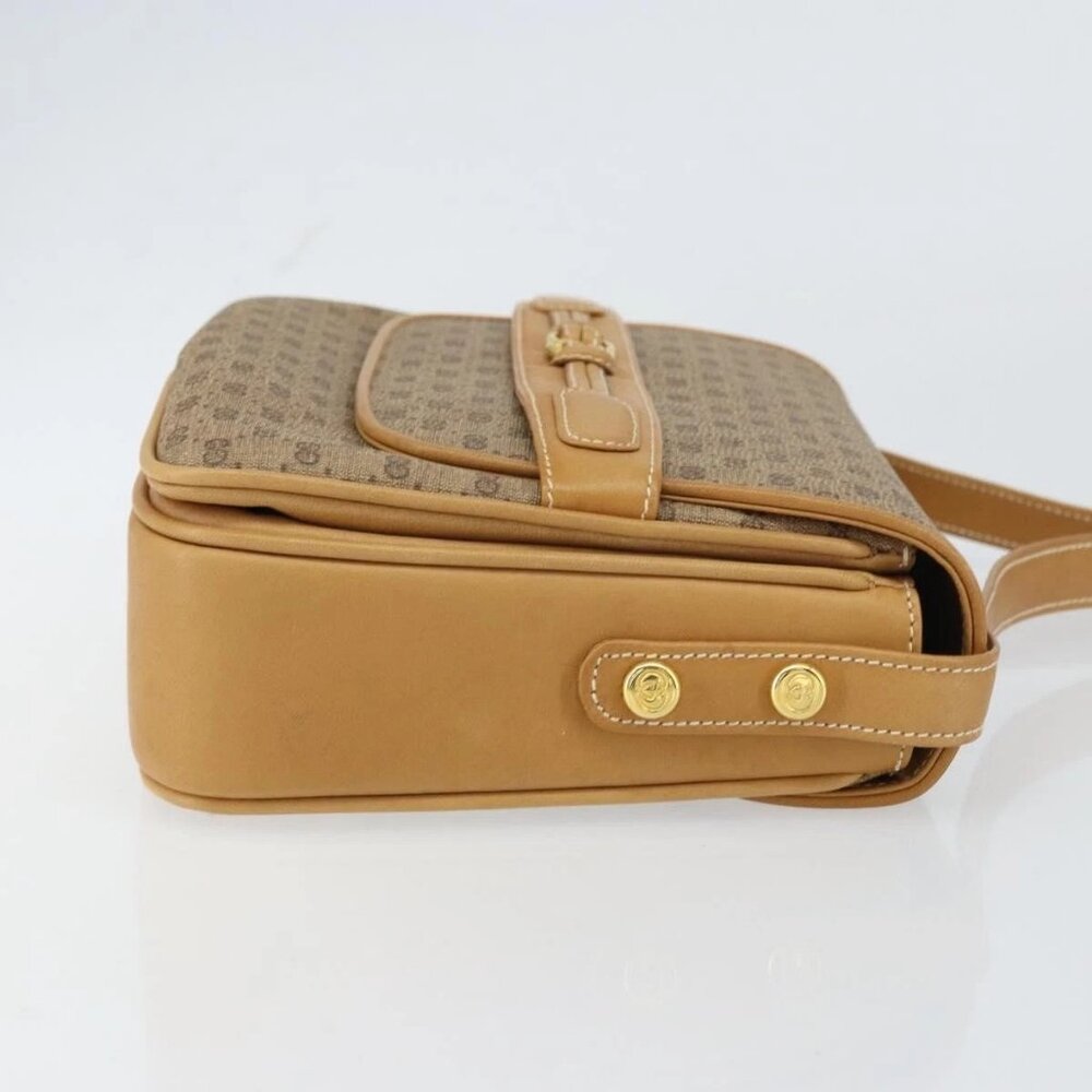 GUCCI Micro GG Supreme Shoulder Bag PVC Beige Gold Auth 160593 - Picture 3 of 16